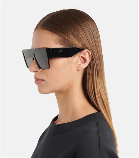 celine flat top sunglasses black.